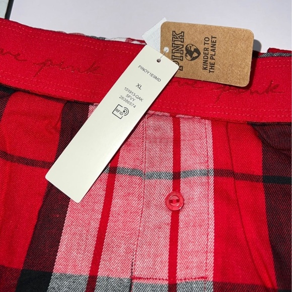 (XL) Victoria’s Secret Plaid Boxer Sleep Flannel Pajama Short - Picture 5 of 7